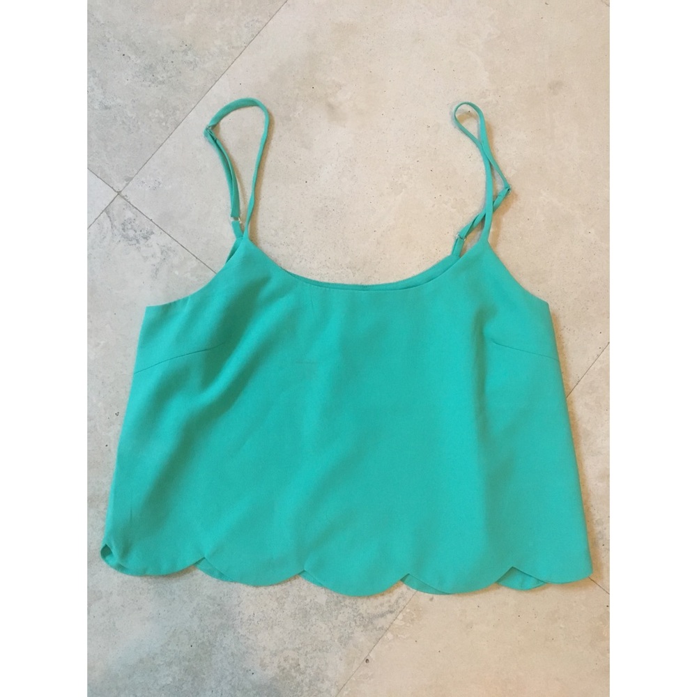 LA Hearts Bright Turquoise Tank Top